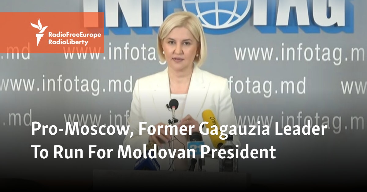 Pro-Moscow, Former Gagauzia Leader To Run For Moldovan President